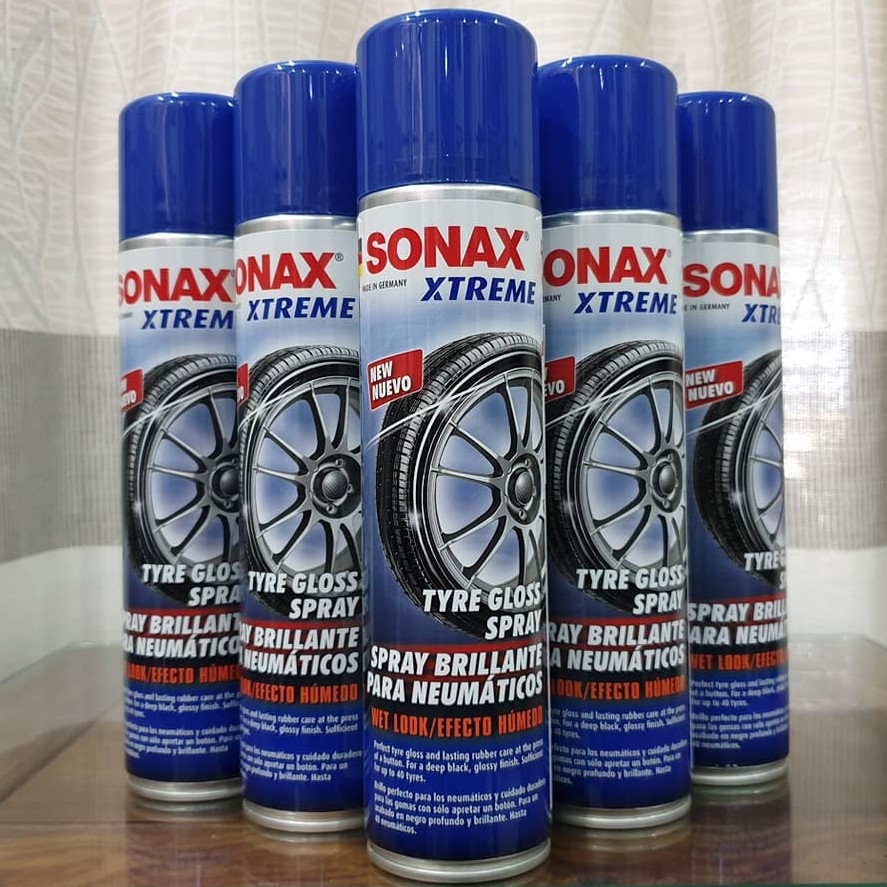 Chai Xịt Làm Đen Và Bóng Lốp Sonax Xtreme Tyre Gloss Spray 400ml