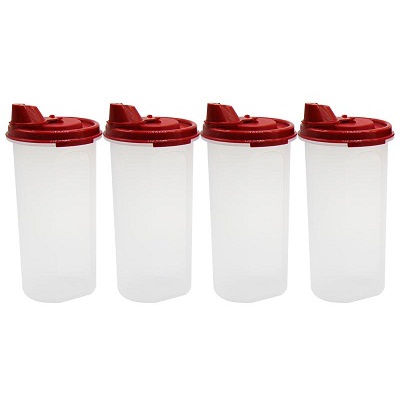 Bình Stor N Pour dung tích 650ml chính hãng Tupperware dùng trữ nước dầu ăn làm từ nhựa nguyên sinh