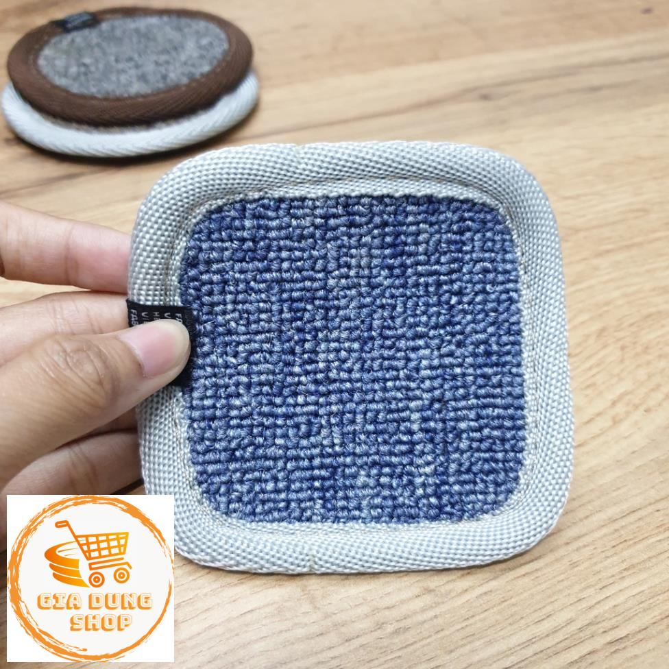 Miếng Lót Ly Lót Đế Cốc Ly Bằng Vải nỉ Siêu Thấm Nước