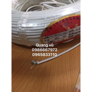 dây điện chịu nhiệt ,chống cháy nhiệt độ cao 1x1,5mm giá /1m