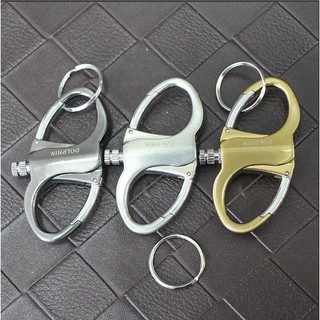 Móc treo khóa 2 đầu tích hợp quẹt lửa vĩnh cửu Dolphin
