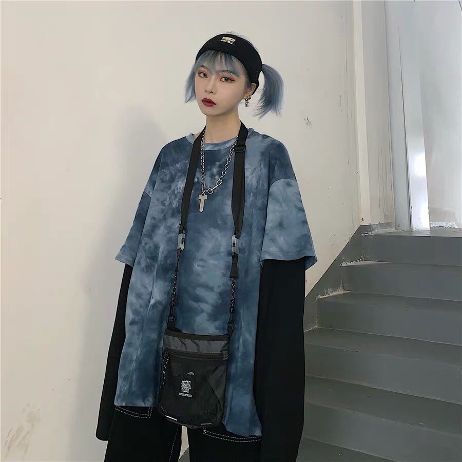 (Tặng Kèm Nước Hoa Mini) Áo Thun Tay Ngắn Dài Kết Hợp Theo Phong Cách Hàn Quốc | BigBuy360 - bigbuy360.vn