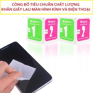 Bộ giấy lau màn hình điện thoại - lens máy ảnh - kính mắt
