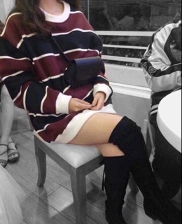 Áo sweeter tay dài sọc ngang