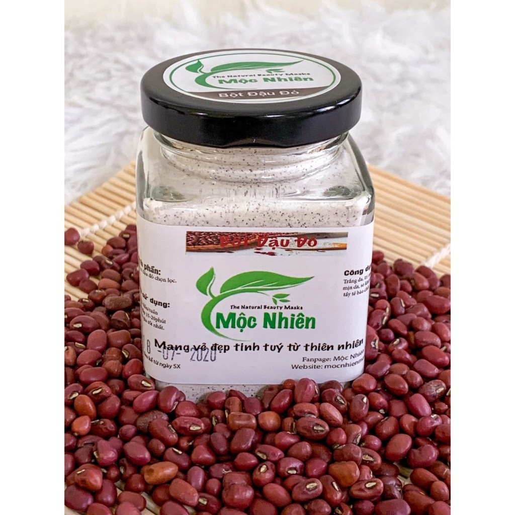 Bột đậu đỏ cao cấp Mộc Nhiên 100% nguyên chất (100g)