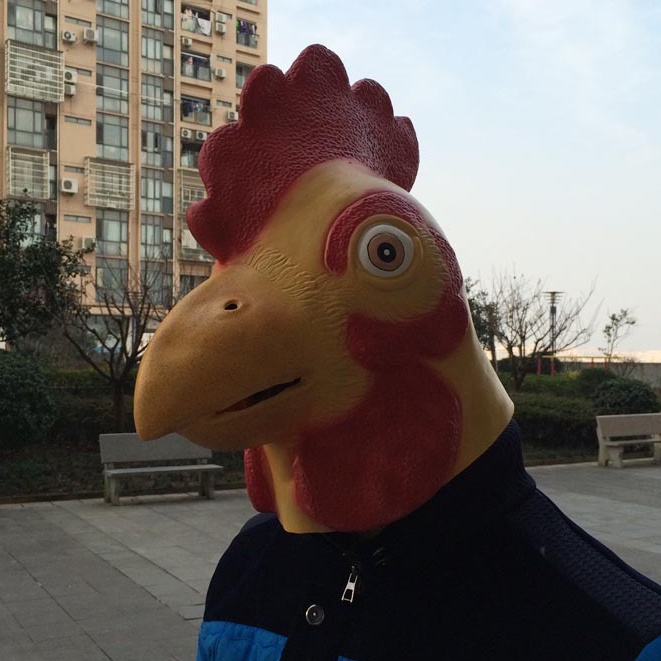 MẶT NẠ ĐẦU GÀ CON GÀ TRỐNG hóa trang GÀ KÊ phù hợp cho Halloween trung thu lễ hội sự kiện cosplay