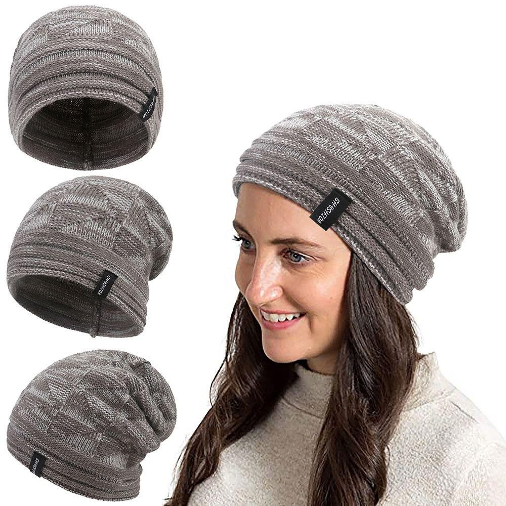 Mũ Beanie Cotton Màu Trơn Dễ Thương 5 Màu Lựa Chọn
