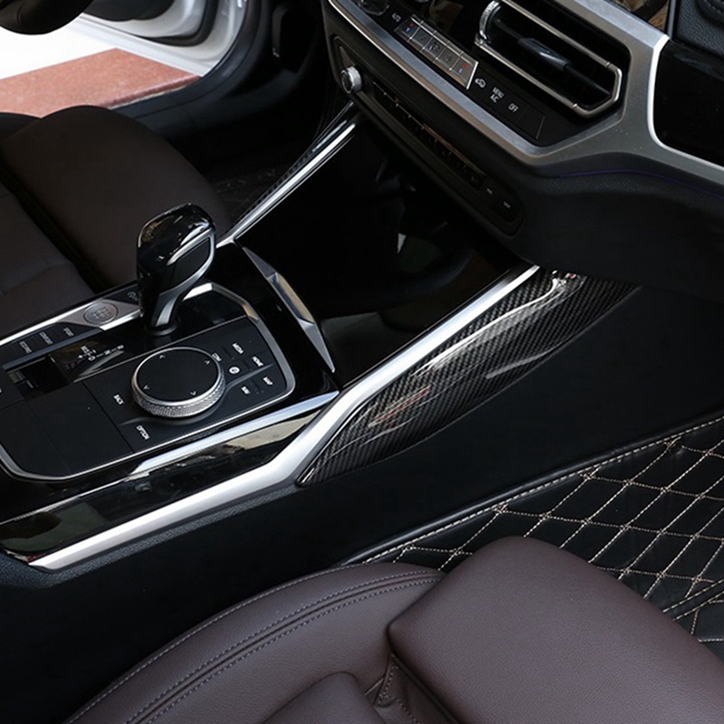 Miếng Dán Trang Trí Bảng Điều Khiển Cần Gạt Số Cho BMW- 3 Series G20 G28 2019-2021