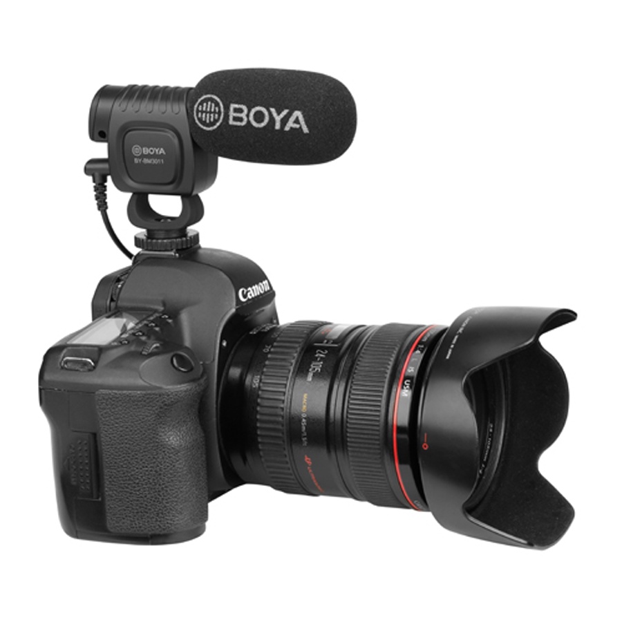 Micro thu âm shotgun BOYA BY-BM3011 cho điện thoại, máy ảnh, máy quay