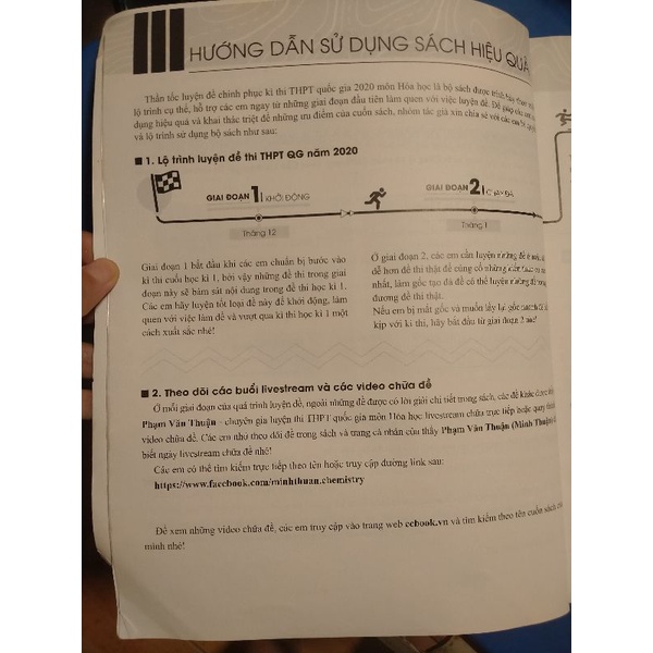 (SÁCH CŨ GIÁ 50% SO VỚI GIÁ BÌA)  Thần tốc luyện đề  môn Hoá Học tập 1 thầy Phạm Văn Thuận 2020
