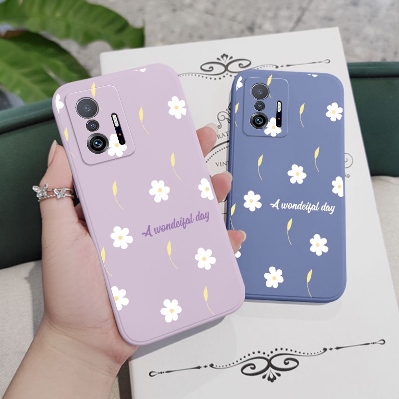 Ốp Điện Thoại Họa Tiết Hoa Cúc Cho xiaomi mi 13t 12t 11t 10t pro lite mi 9t pro