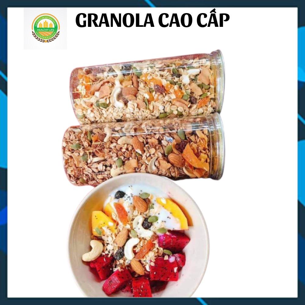 Ngũ cốc granola giảm cân siêu hạt cao cấp