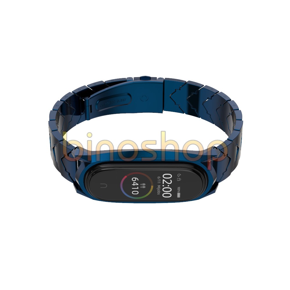 Dây đeo miband 4, miband 3 mắt to V-SHAPE chính hãng MIJOBS, dây đeo thay thế mi band 3 , mi band 3 mắt V viền GT MIJOBS