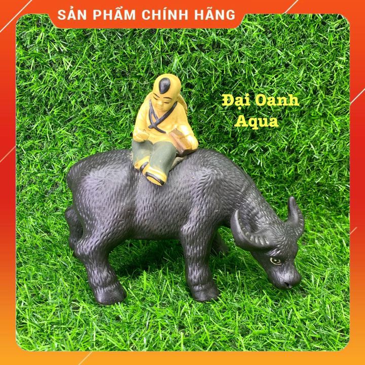 Tiểu cảnh bể cá, Tượng gốm trang trí bể cá, hòn non bộ