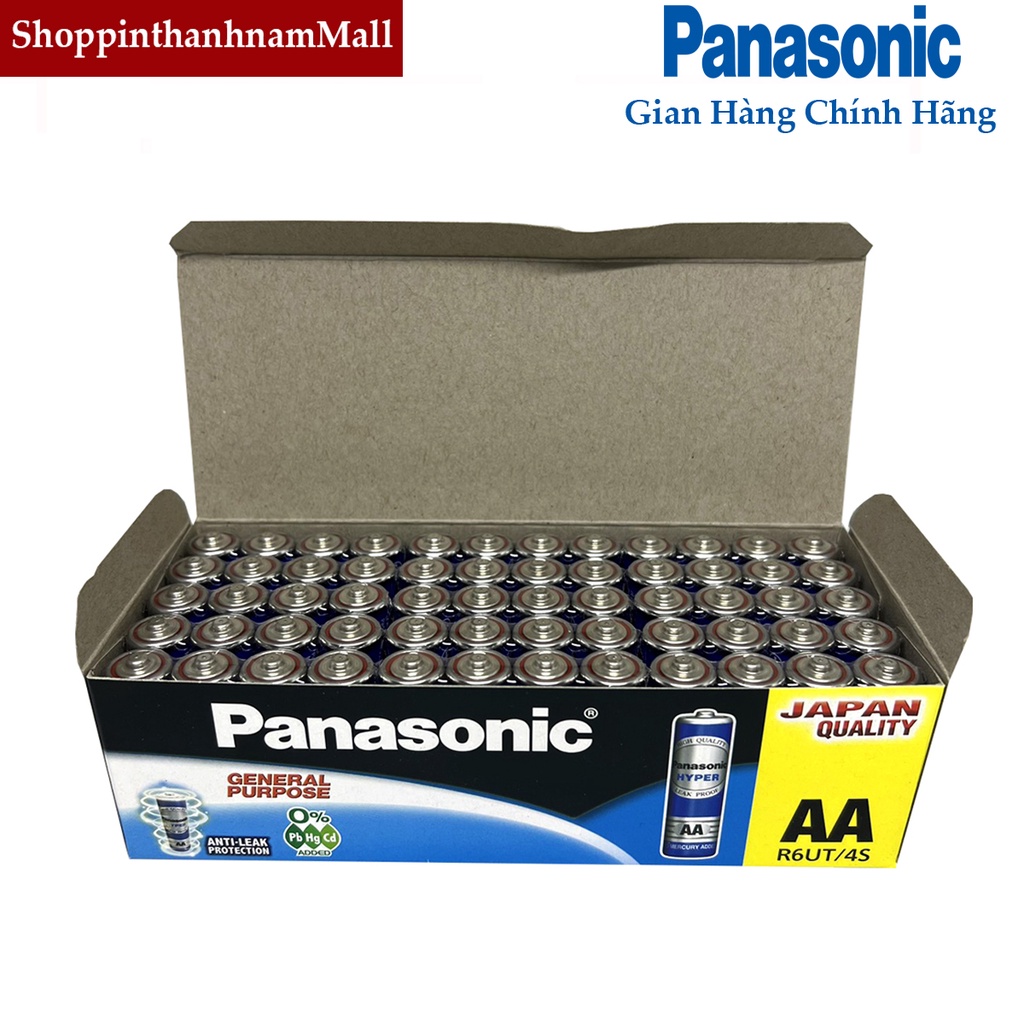 [GIÁ HUỶ DIỆT] Bộ 4 Pin AA Panasonic 1,5V Chính Hãng