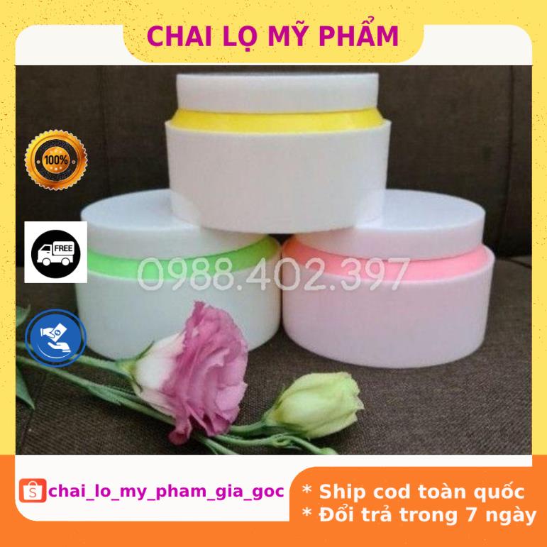 Hủ Đựng Kem ❤ GIÁ TỐT NHẤT ❤ Hủ đựng kem body 150g xéo chiết mỹ phẩm , phụ kiện du lịch