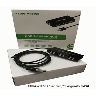 HUB CHIA 4 CỔNG USB 2.0 KINGMASTER KM004