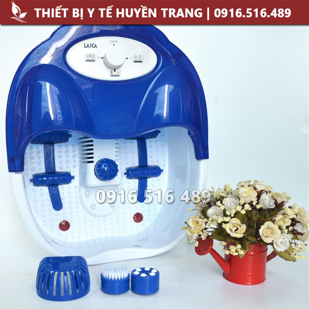 Bồn/Chậu Ngâm Chân Massage Hồng Ngoại Cắm Điện LAICA PC1301 BH 12 Tháng - Thiết Bị Y Tế Huyền Trang