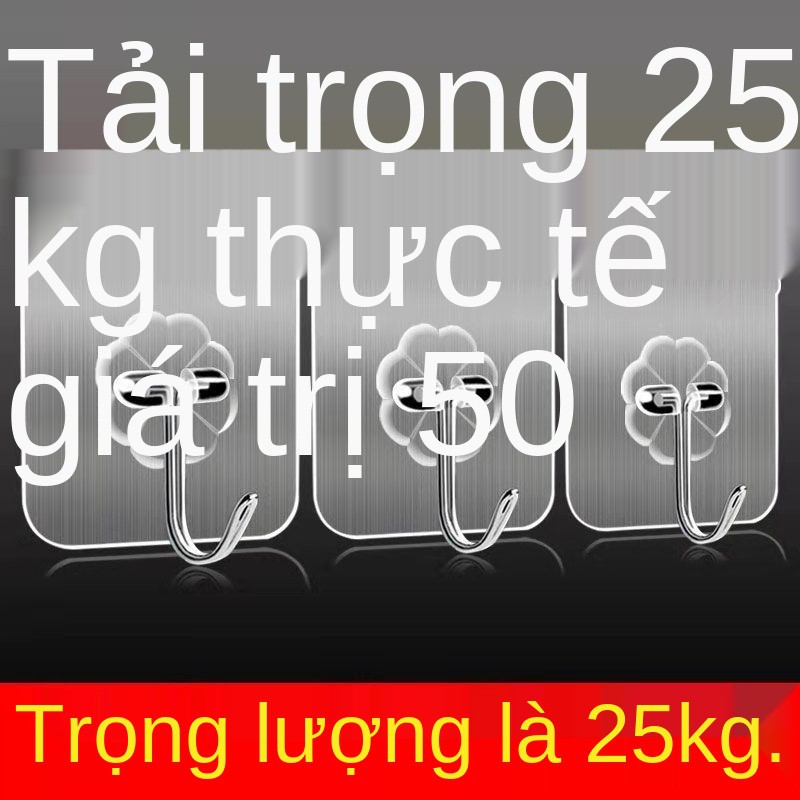 Keo dán ma thuật được nâng cấp Móc bằng thép không gỉ tường có vết lỗ thủng nhà bếp Chịu lực siêu mạnh