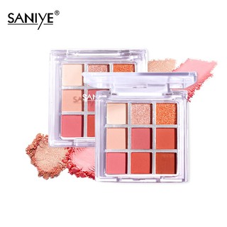 Bảng phấn mắt SANIYE E0925 9 màu lì ánh kim 5g