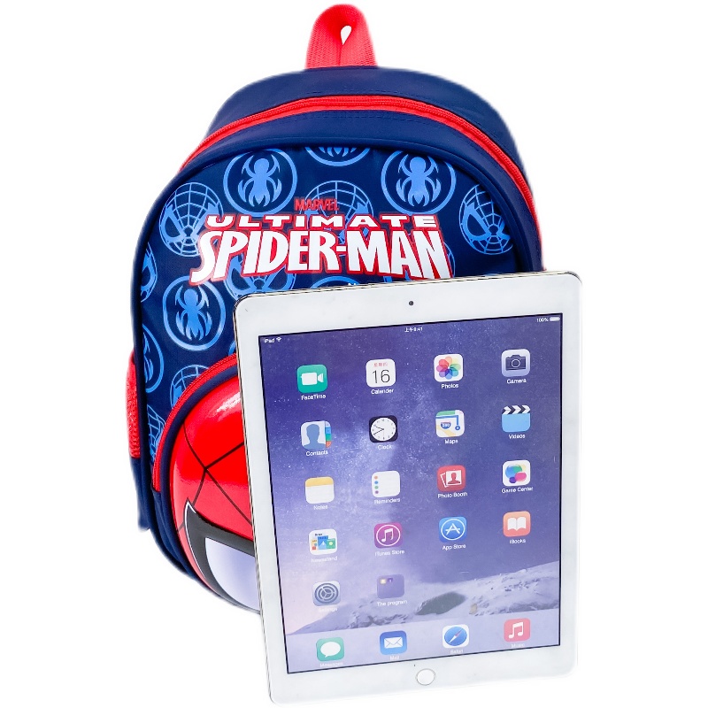 Ba Lô Đi Học Họa Tiết MARVEL Spiderman Captain America 3D Dành Cho Các Bé