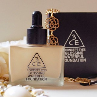 Kem Nền 3CE Glossing Waterful Foundation