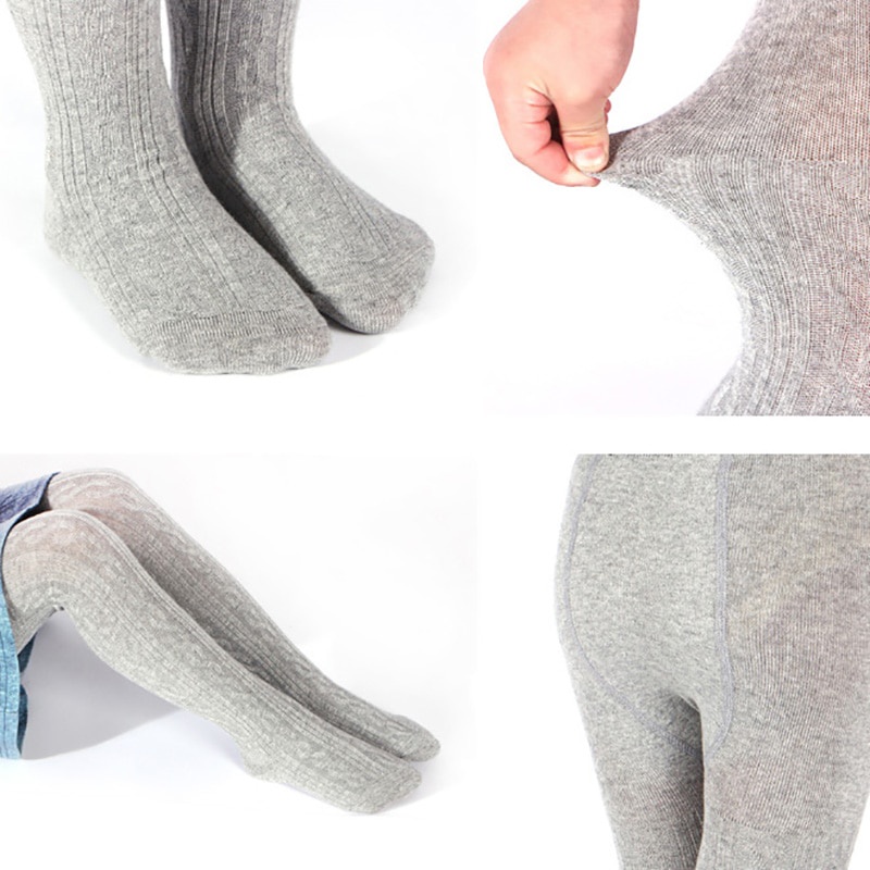 Quần Tất Dệt Kim Màu Sắc Thời Trang Thu Đông Cho Bé Gái