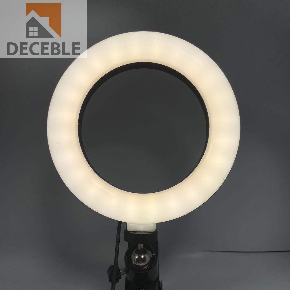 Vòng Đèn Led 6 Inch Kèm Giá Đỡ Điện Thoại Hỗ Trợ Chụp Ảnh Selfie Tiện Dụng | BigBuy360 - bigbuy360.vn