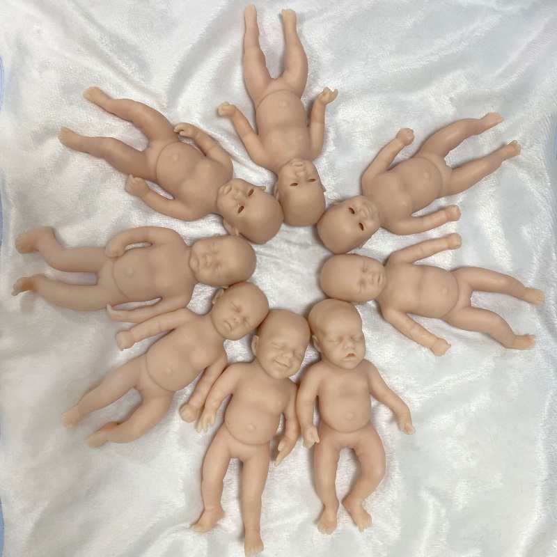 Bộ 6 Búp Bê Em Bé Sơ Sinh Sống Động Sáng Tạo