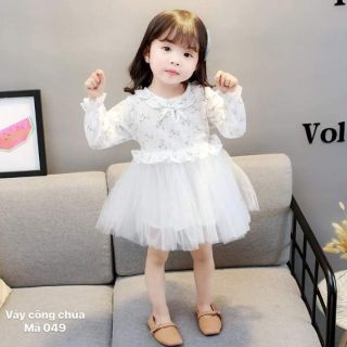 Combo 1 ri váy công chúa hoa nhí