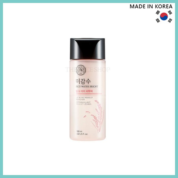 The Face Shop (Hàng Mới Về) Nước Tẩy Trang Mắt Môi Thành Phần Gạo 120ml