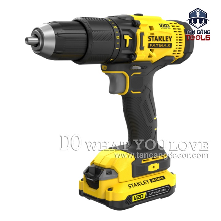 Máy Khoan Động Lực Dùng Pin 20V Stanley FatMax SCD711D2K-B1