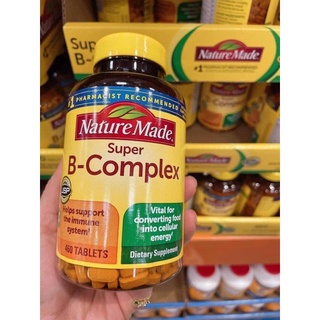 Viên Uống Bổ Sung Vitamin B Nature Made Super B Complex của Mỹ