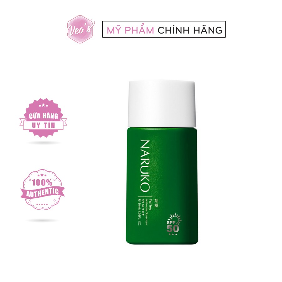 Kem chống nắng Naruko tea tree anti - acne suncreen spf 50+++