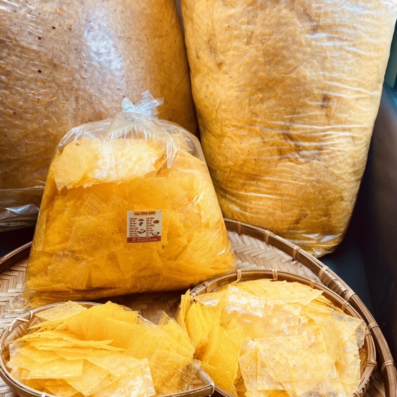 Bánh Tráng Phô Mai Vị Mặn Béo - 1 Túi Lớn Như Hình, Đóng Mới Mỗi Ngày