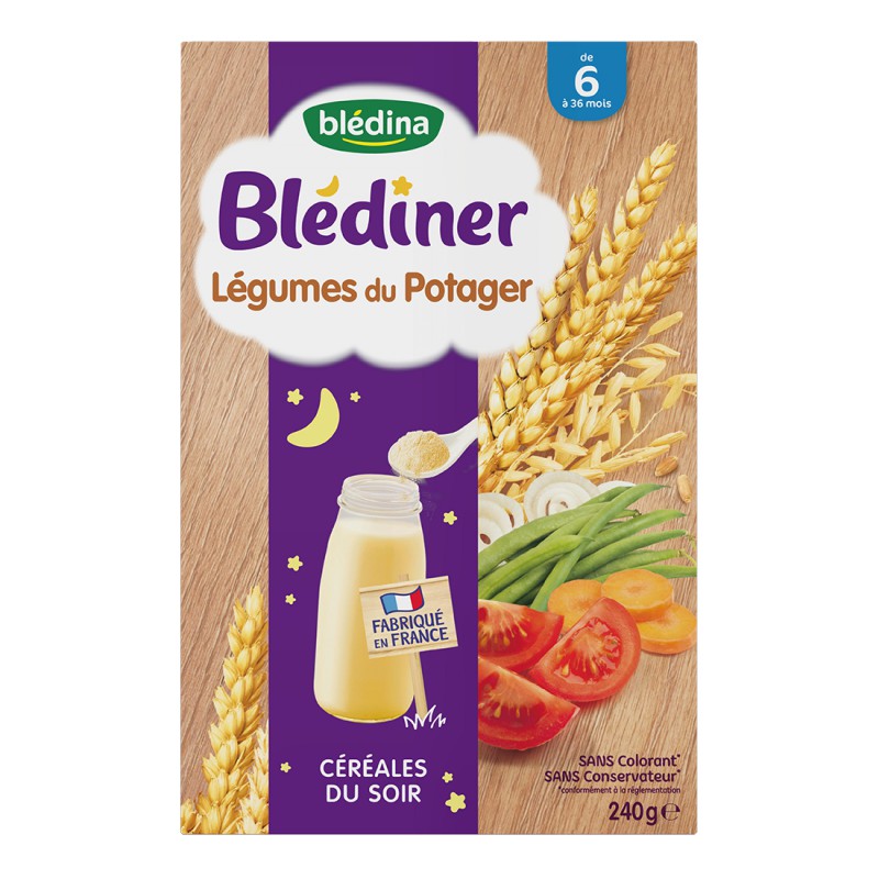 Bột pha sữa Bledina 6m đêm vị lúa mạch đậu xanh cà chua 240g {DATE:20.08.2021}