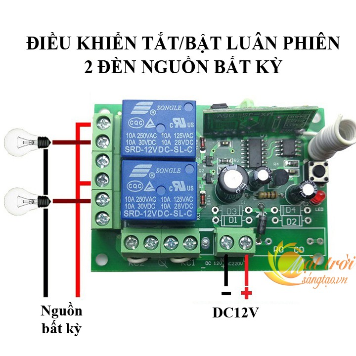 Bộ điều khiển đảo chiều động cơ có hành trình