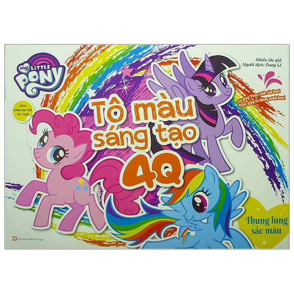 Sách - My Little Pony - Tập Tô Màu Sáng Tạo 4Q - Thung Lũng Sắc Màu