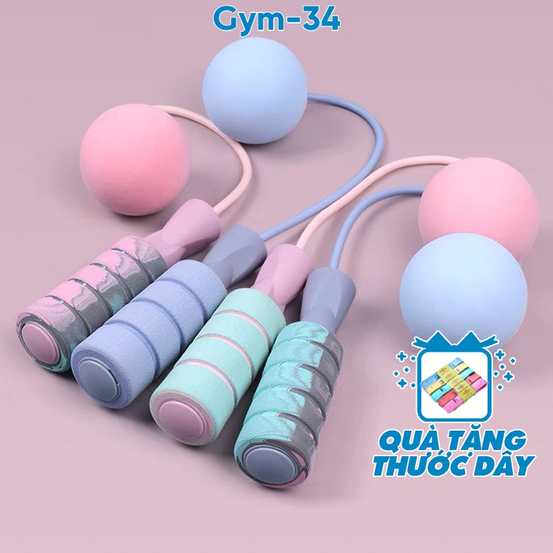 Dây nhảy không dây giảm cân thể dục có điều chỉnh tại nhà Gym 34 DN03