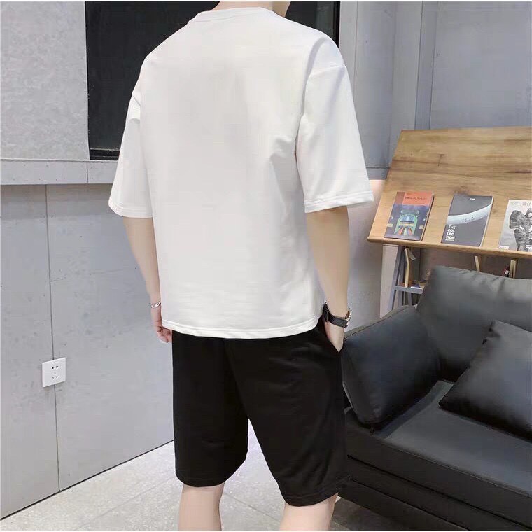 Đồ bộ nam nữ unisex mùa hè chất mè xịn co giãn 4 chiều thoáng mát (unfolow)