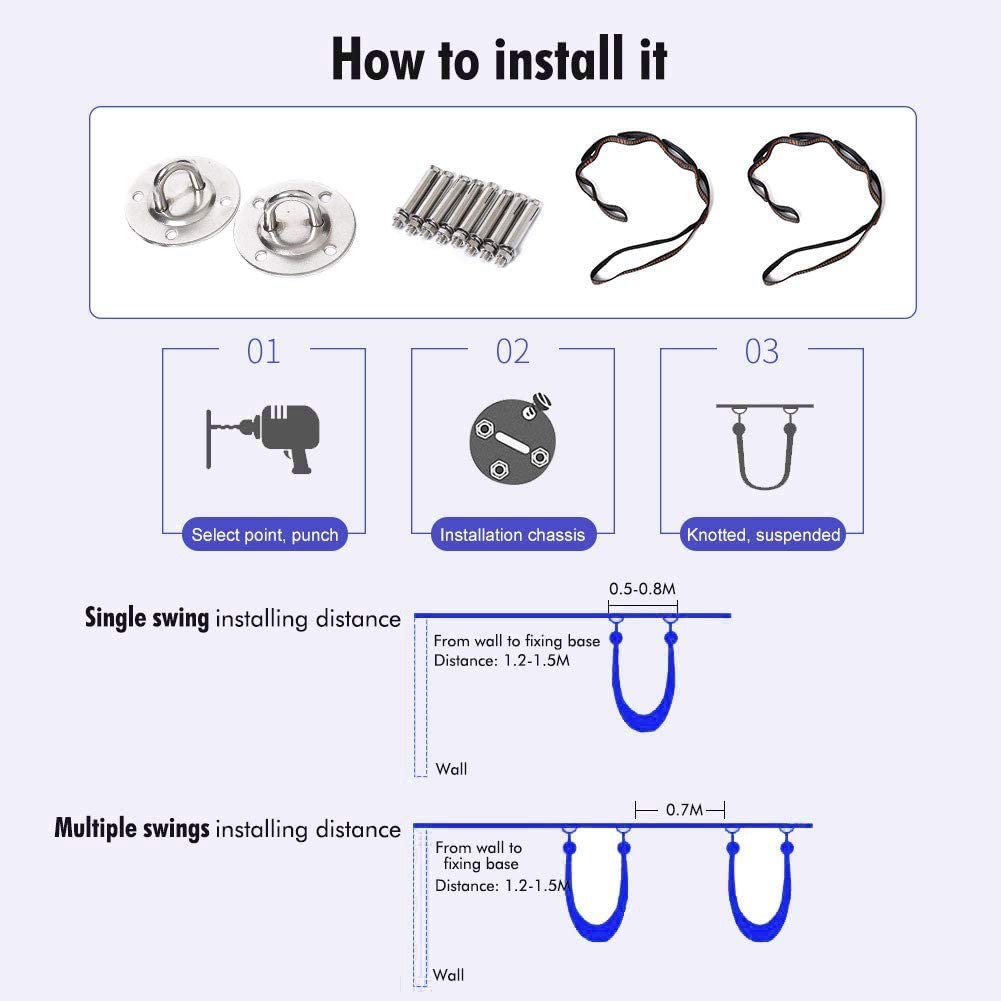 Dây Treo Võng Dùng Tập Yoga Gym Chuyên Dụng