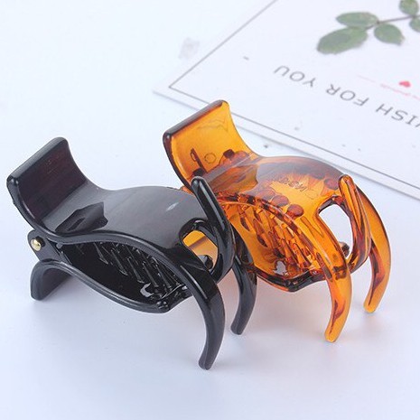 Kẹp tóc càng cua 3 răng trơn tuyển trọn loại 1 dành cho nữ DAHABOO KT07