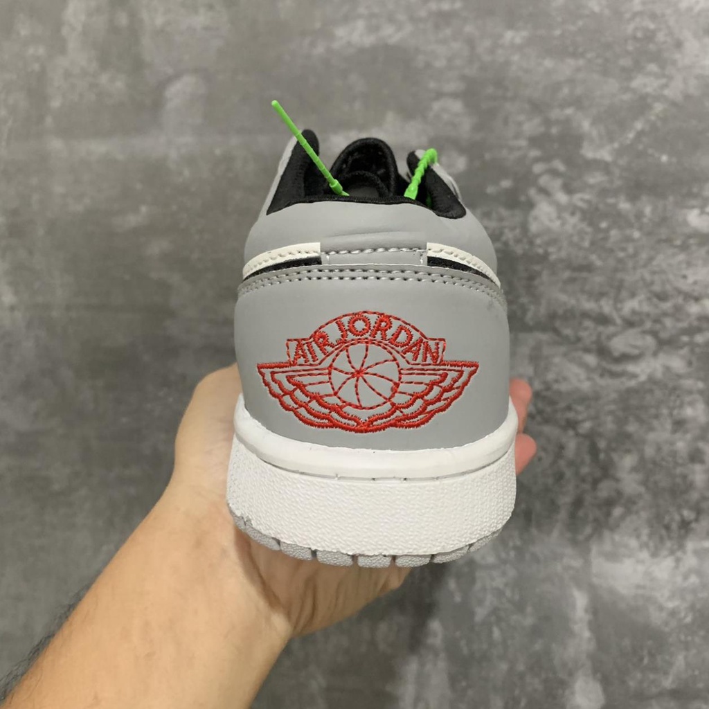 Giày sneaker JORDAN 1 CỔ THẤP  MÀU XÁM ⚡️𝐅𝐑𝐄𝐄 𝐒𝐇𝐈𝐏⚡️ Giày thể thao jodan jd1 low hot hit nam nữ 2021