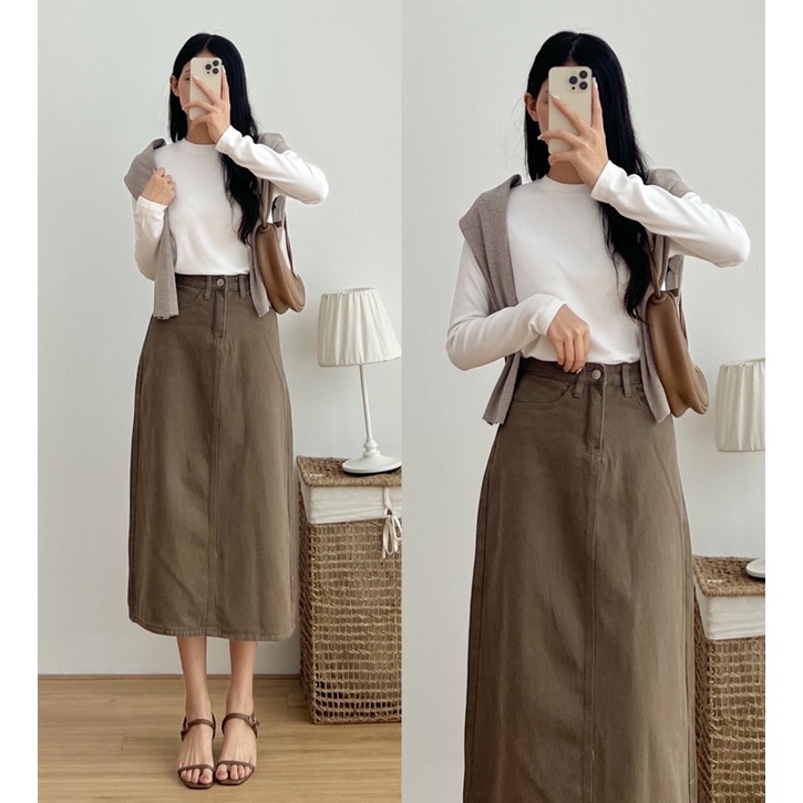 Chân váy jean CiCi 8057_CV0071