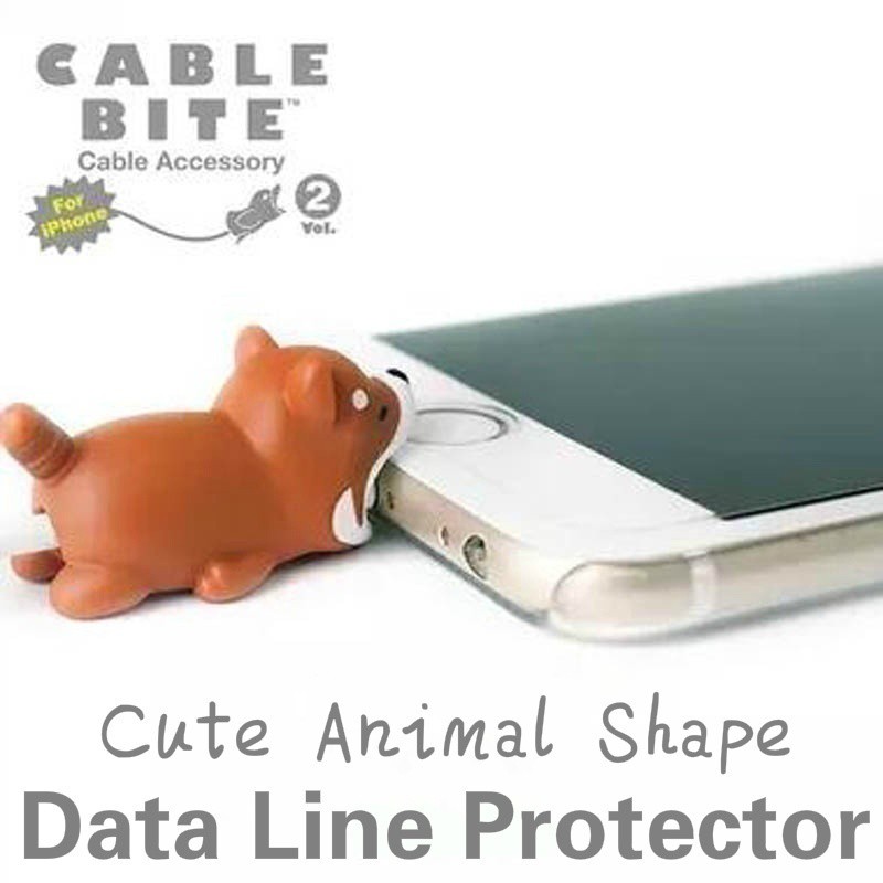 Set 2 nút bảo vệ dây cáp hình động vật đáng yêu