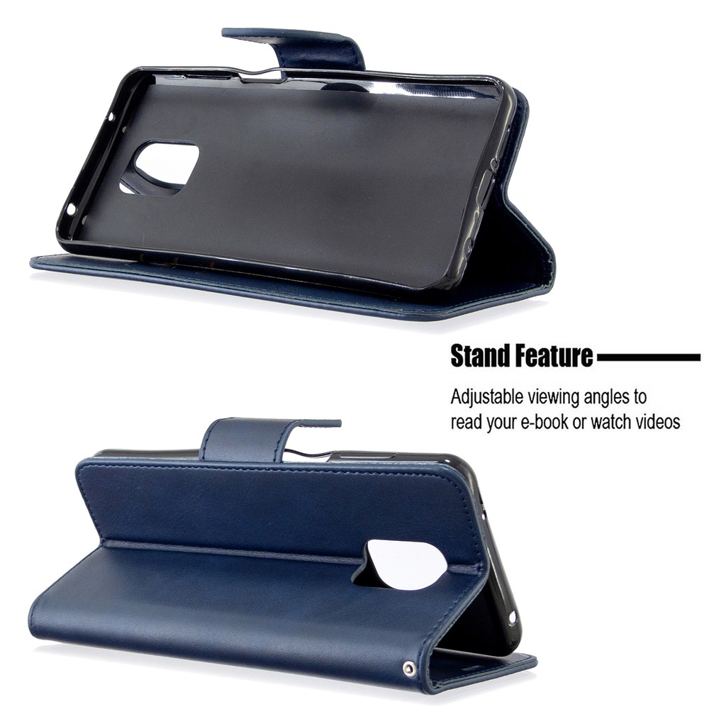 Ốp lưng da ví gập cho Xiaomi Redmi 9 9A 9C Note 9 Pro Max Note 9S Redmi 10X 4G