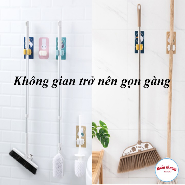 Móc Treo Cây Lau Nhà Miếng Dán HÌnh Thú Đáng Yêu-00889