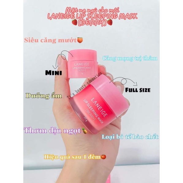 Mặt Nạ Ngủ Cho Môi Laneige Lip Sleeping Mask 🌹🌹 Hàng chính hãng