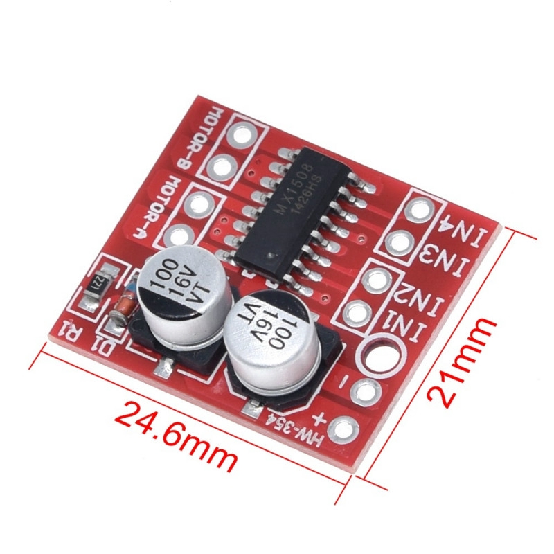 Mô-đun điều khiển động cơ DC 2 chiều 2 kênh tốc độ PWM cầu H kép L298N