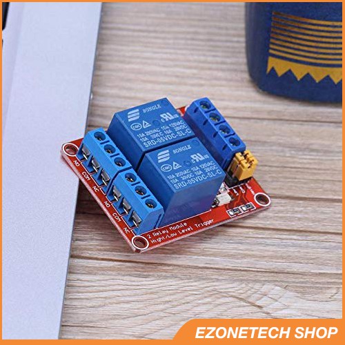 Module Relay 5V 2 Kênh Opto Cách Ly An Toàn